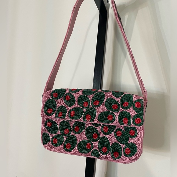 Anthropologie|| Fiona Beaded Bag, Martini Viral Beaded Shoulder Bag - Picture 2 of 13